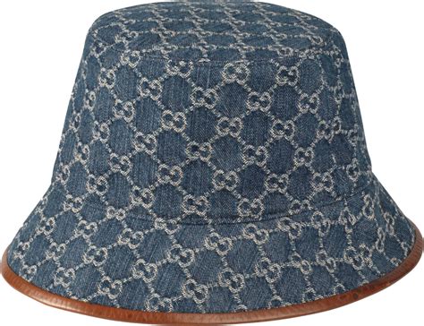 gucci print bucket hat|gucci bucket hat denim.